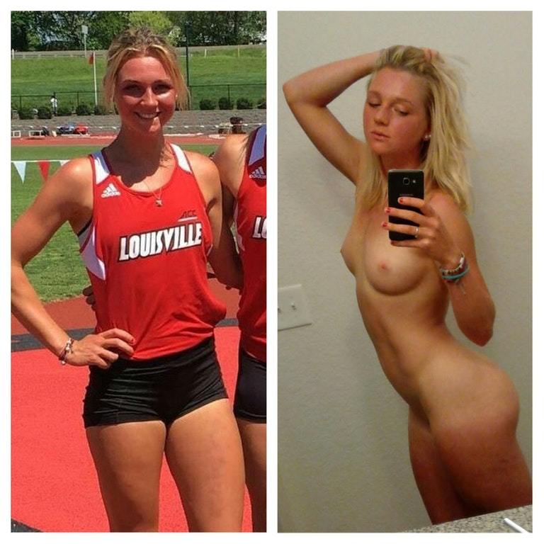 Athlete On/Off Porn Pic