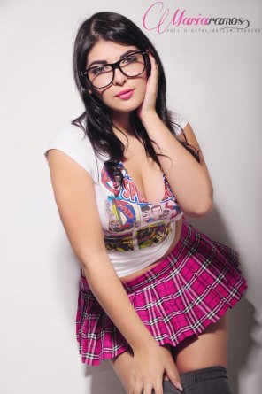 foto amadora Pink and glasses