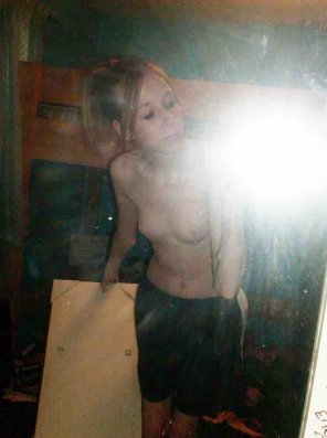 amateur photo Topless in basketball shorts