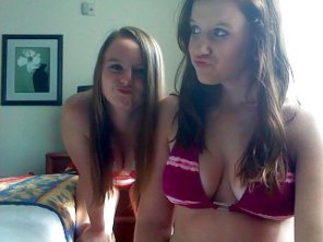 Busty bikini girls