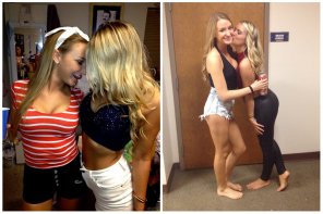 photo amateur College girls teasing in the dorm
