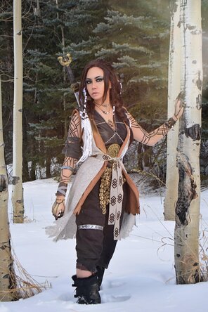 foto amadora Felicia Vox as Freya from God of War