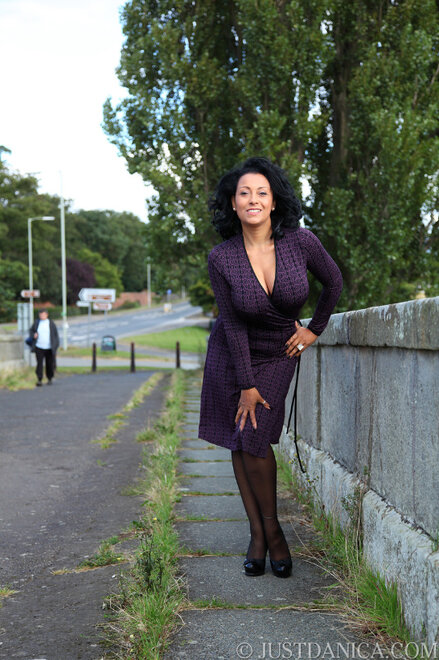 Slutty MILF in stockings Danica Collins exposes her big tits & ass in public_0002