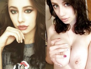amateur-Foto PictureHer eyes. Her lips. Her tits. On/Off