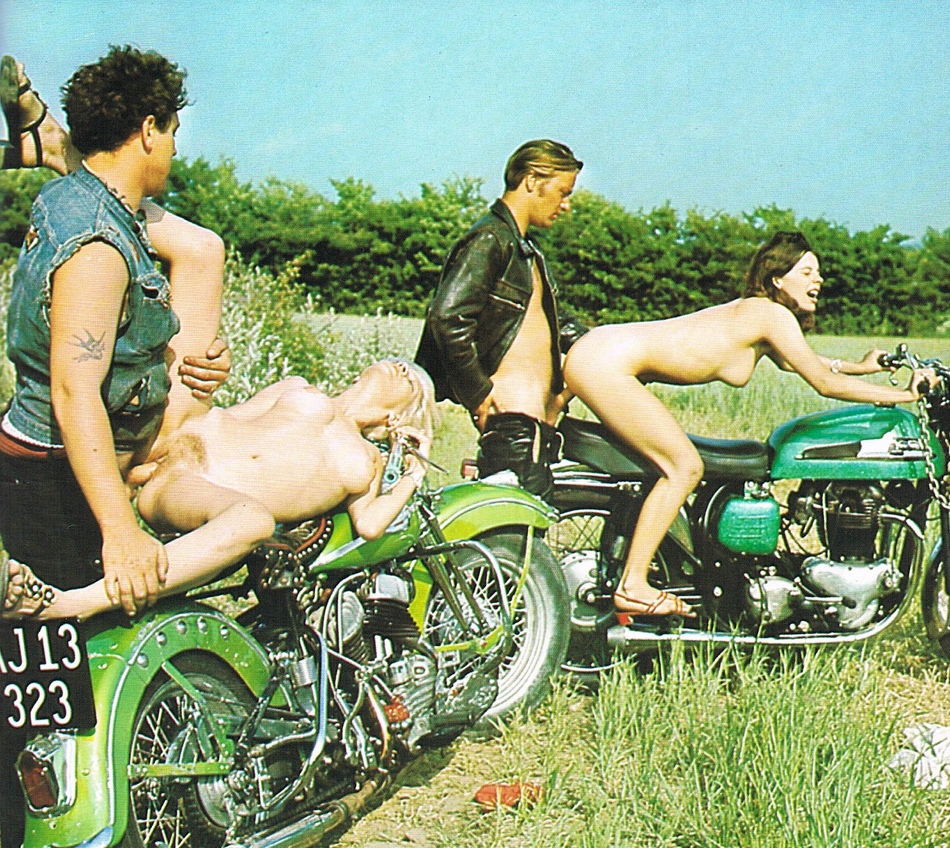 Vintage biker porn