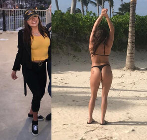 Jessie Bikini Teen Native Indian Stripper Black Bikini & Thong Challenge 19