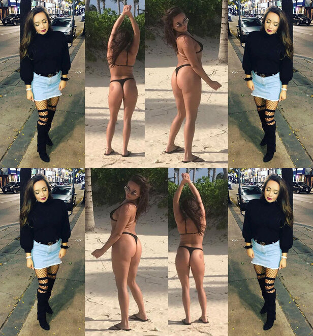 Jessie Bikini Teen Native Indian Stripper Black Bikini & Thong Challenge 45