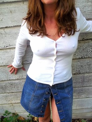 foto amadora Clothing Hair Denim Jeans White 