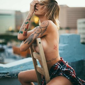 amateur photo Rooftop chair