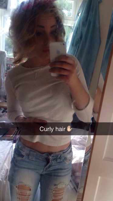 Curly hair