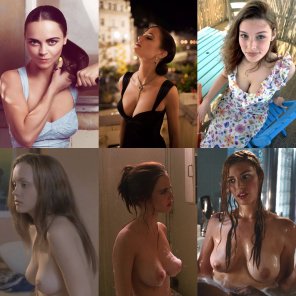 amateurfoto From left to right: Christina Ricci, Eva Green, Jessica Pare