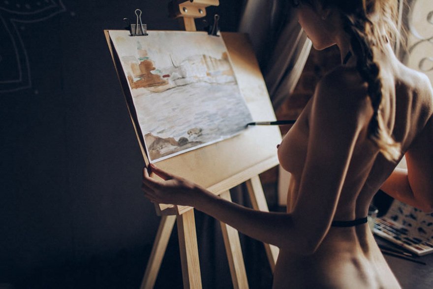 The Artist nude