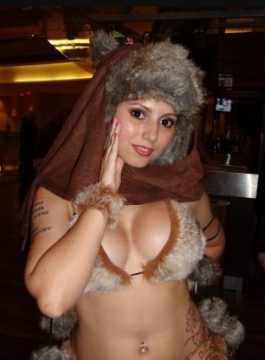 Friend at a star wars party
