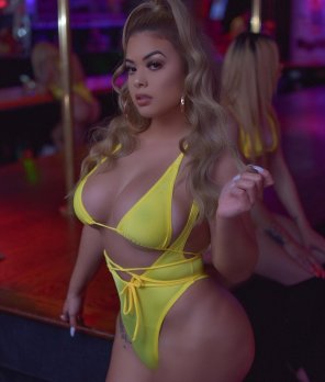 Stephanie Lopez in yellow