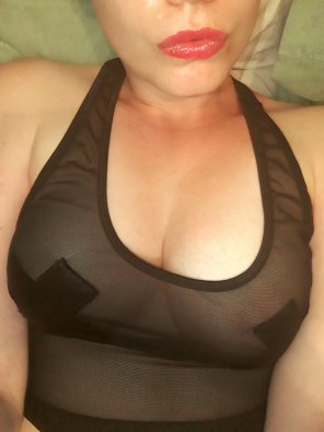 foto amatoriale Mesh breasts are the best breasts [f]