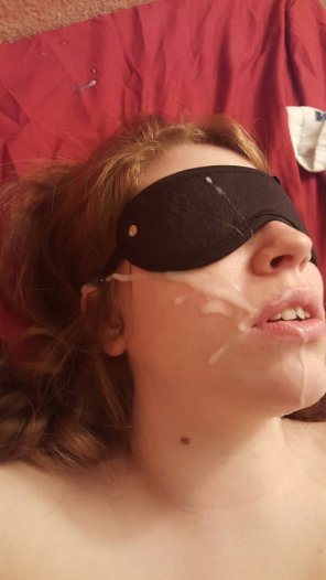 foto amatoriale Blindfolded amateur