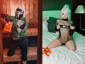 foto amateur [Self] Female Kakashi - On and Off by Ri Care