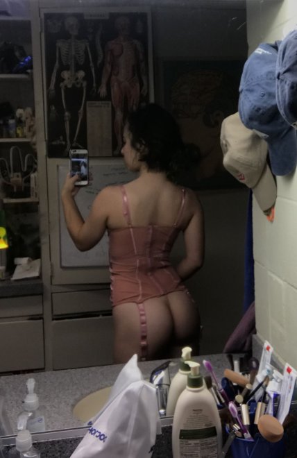 A view from the back