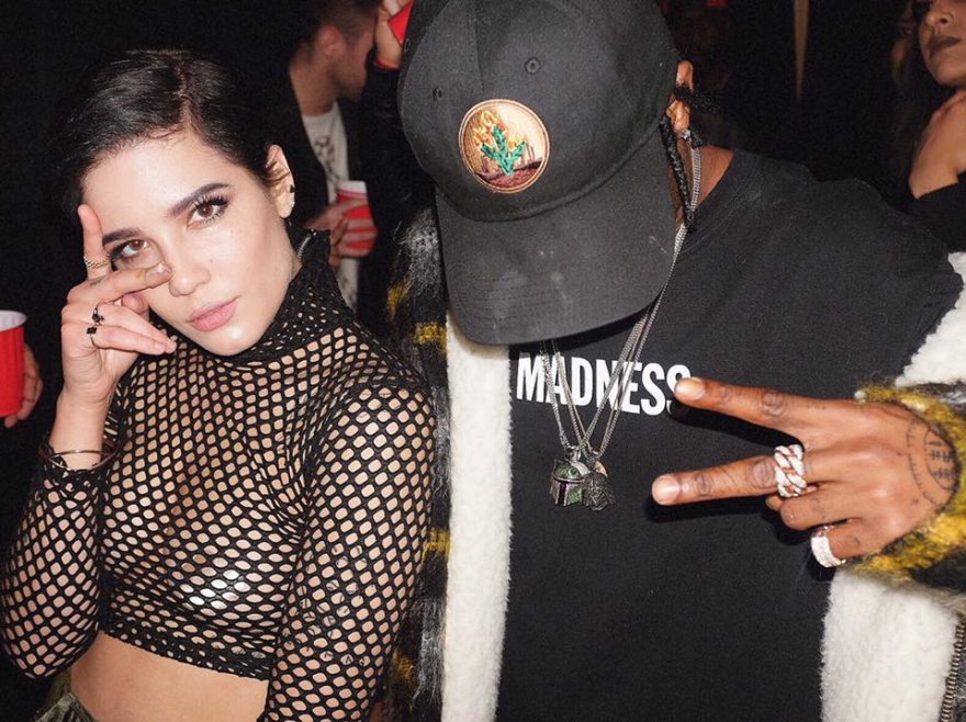 the singer halsey with the weeknd