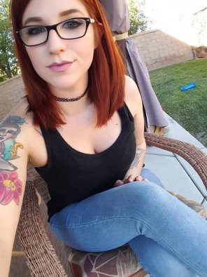 amateur pic Colorful tattoos go well on redheads