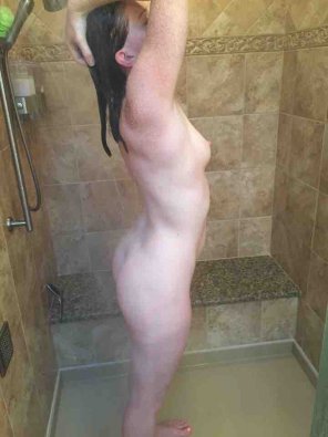 foto amadora shower time
