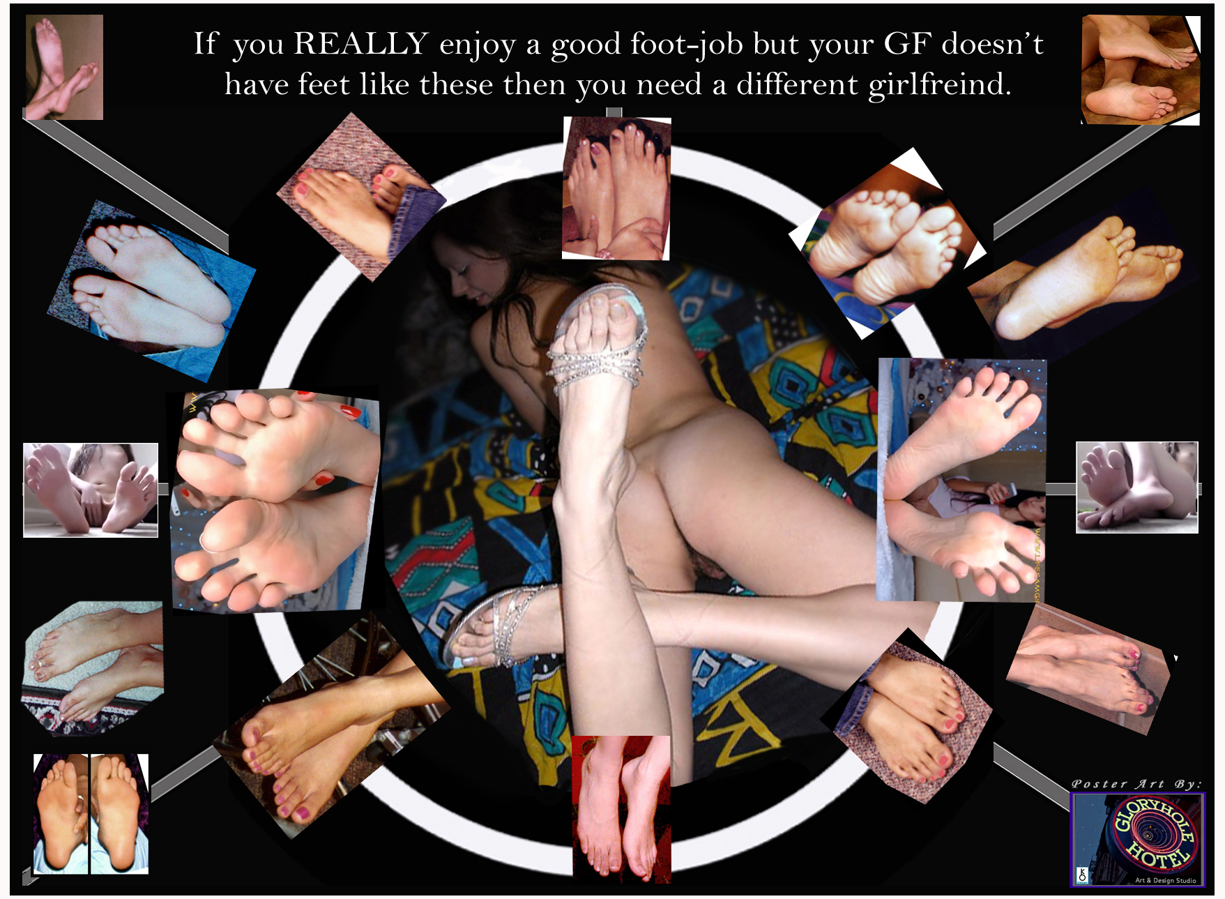 Feet captions porn