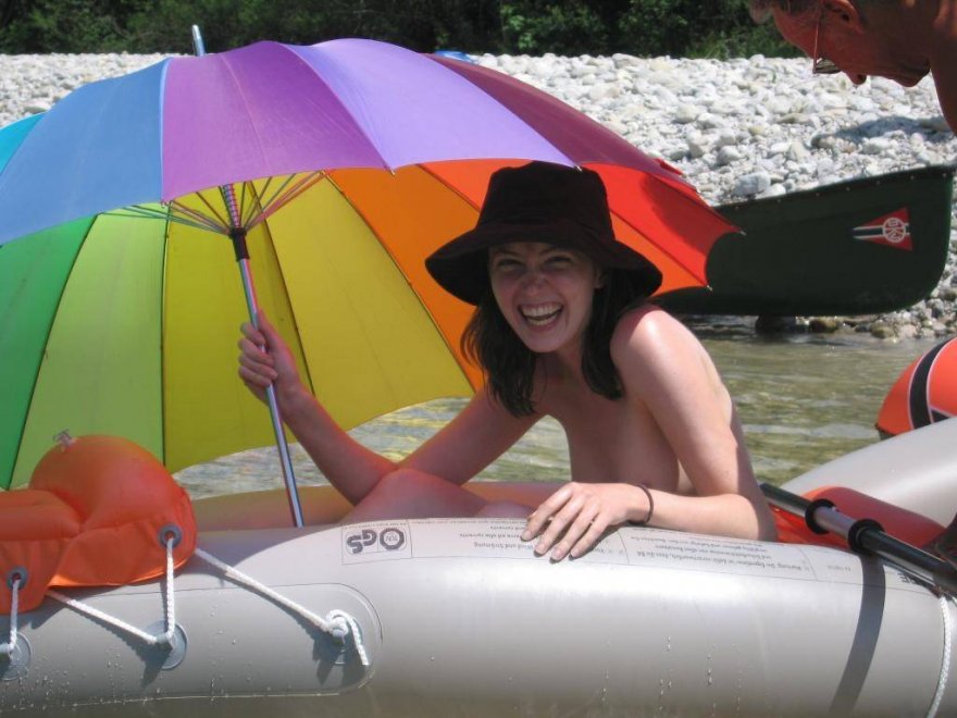 Colorful Umbrella nude