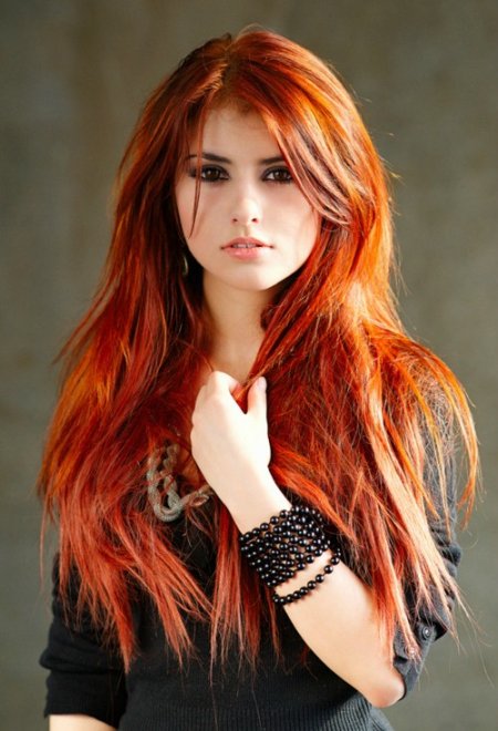 a redhead beauty