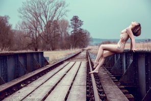 amateur-Foto Train to nowhere