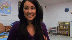 amateur photo Saying hi on the webcam