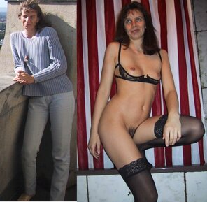 amateur photo Bettina Riedel from Hannover clothed unclothed 049