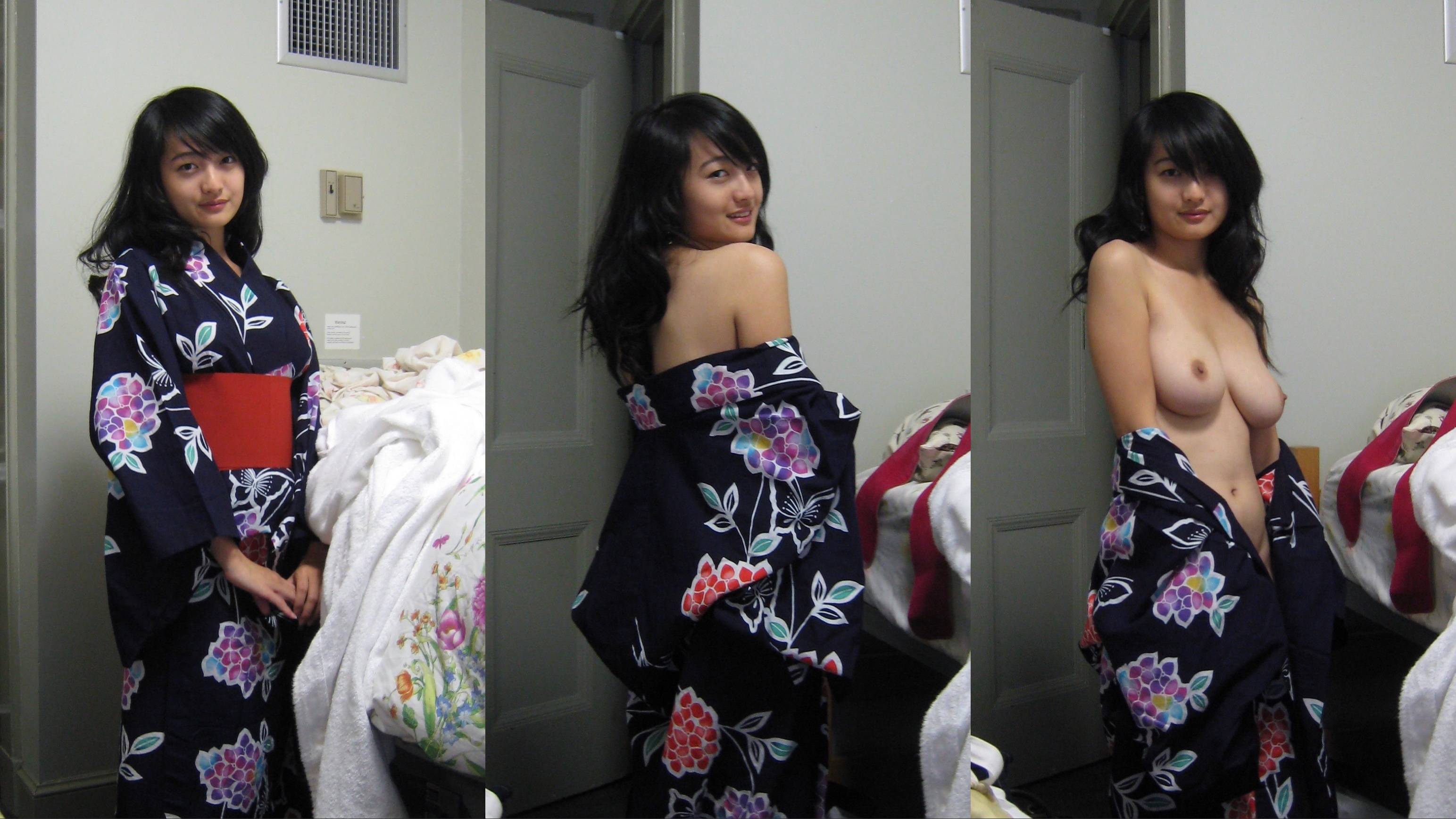 Kimono undressing Porn Pic - EPORNER