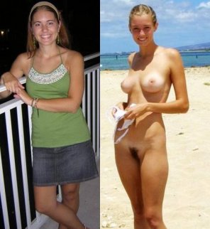 zdjęcie amatorskie Nude at the beach