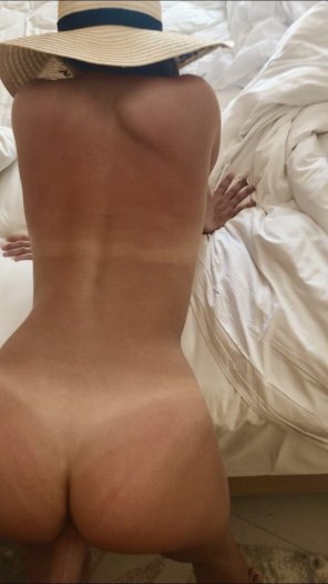 amateur-Foto Vacation Tanlines