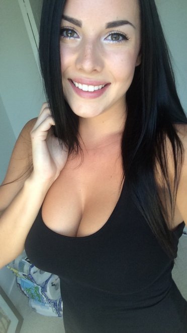 black haired beauty