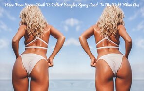 amateur pic Nevada Caityn Poole White See Through Bikini 01