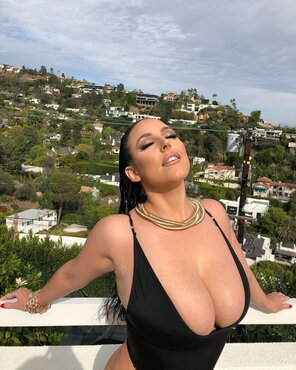 Angela is bursting out