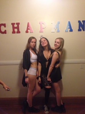 amateur pic College Girls on Halloween