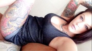 amateur-Foto Beautiful Tattooed Girl