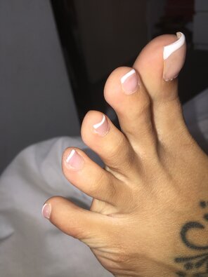 zdjęcie amatorskie Sexy toes spreading