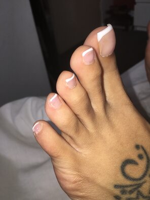 zdjęcie amatorskie Sexy toes spreading