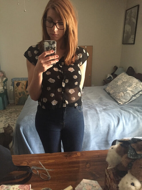 Cute busty slut Kristy huge tits (47)