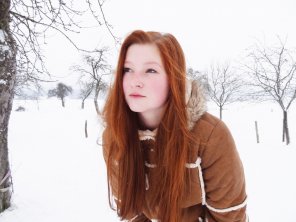 foto amadora Hair Face Snow Lip Beauty Winter 