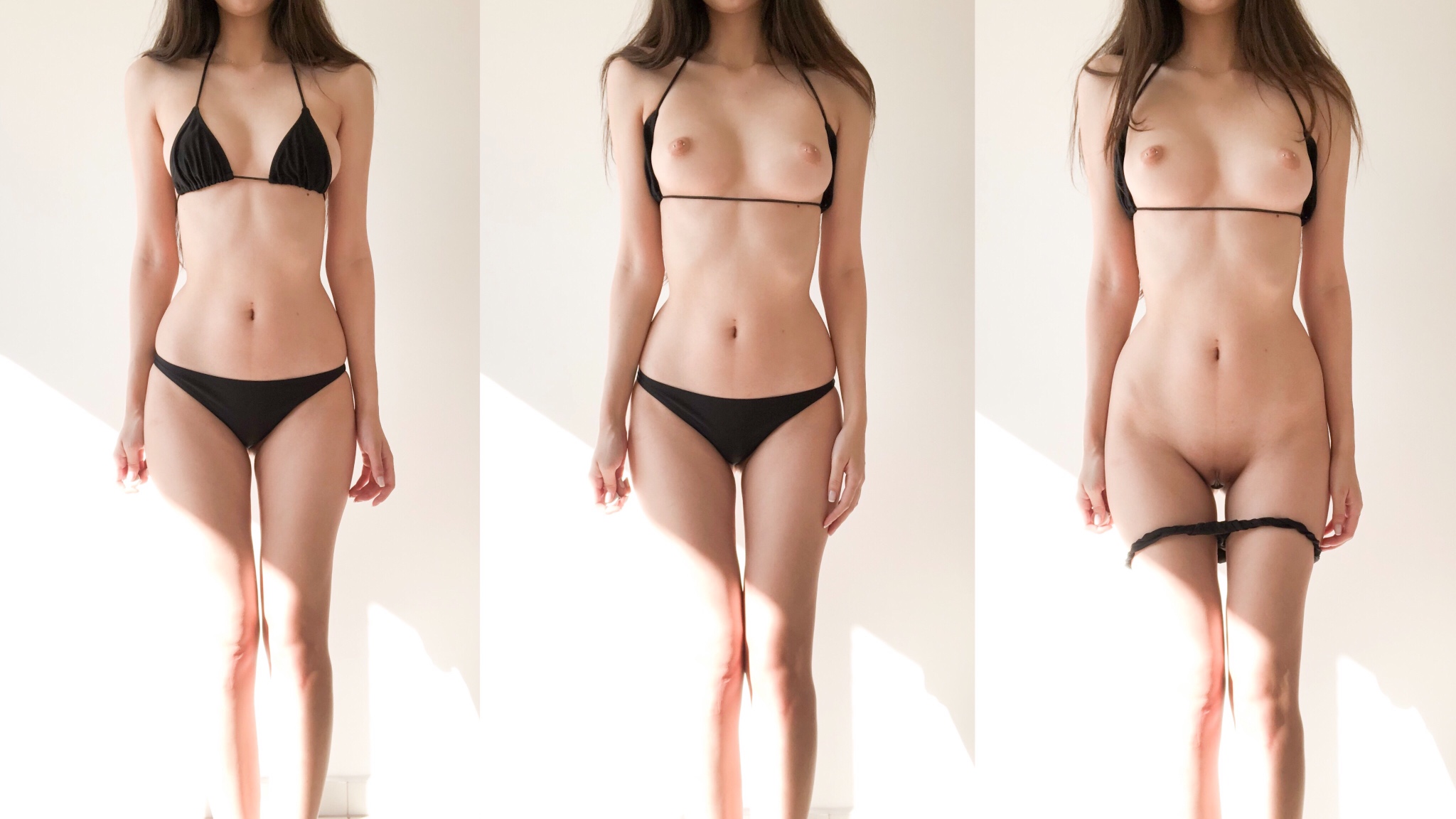 Dressed undressed bikini