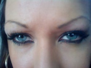 zdjęcie amatorskie Eyebrow Face Eye Eyelash Hair Blue 