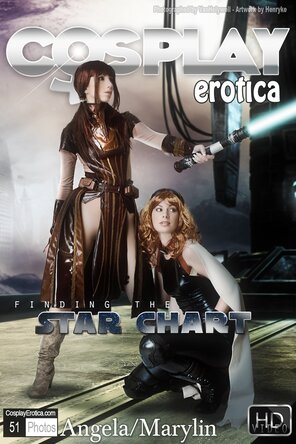 Sensual Cosplay Erotica Angela and Marylin – Finding the Starchart (Star Wars) – 52 pics