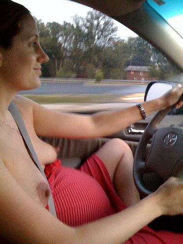 Nude Driving nude