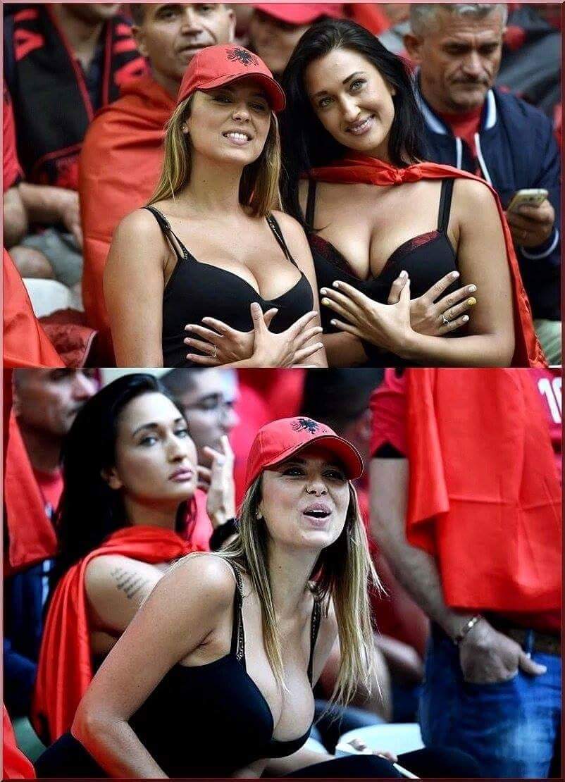 Albanian fans at Euro16 Porn