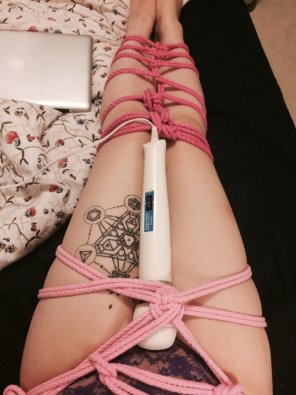 アマチュア写真 Pink Leg Undergarment Thigh 