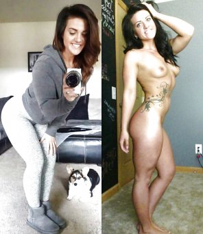 amateur pic Fit Girl On/Off